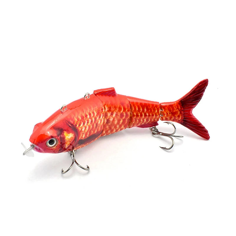 35G Automatic USB Rechargeable Swimbait Slow Sinking Lure - 4-Segment