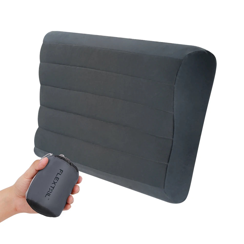 FLEXTAIL Zero Pillow SE – Inflatable Camping Pillow, Ergonomic, Lightweight & Washable
