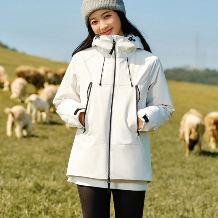 SEMIR Women's Three-in-One Down Jacket Windproof Rainproof Winter Coat