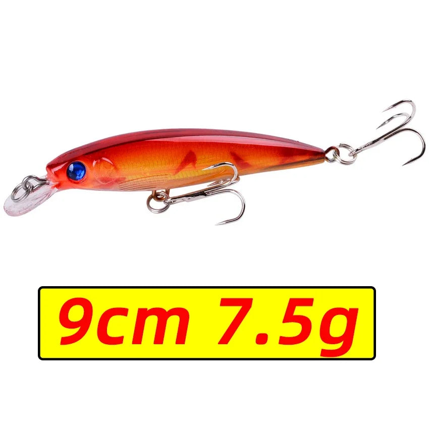 Laser Minnow Fishing Lure – 11CM 13G Hard Bait Crankbait for Freshwater & Saltwater