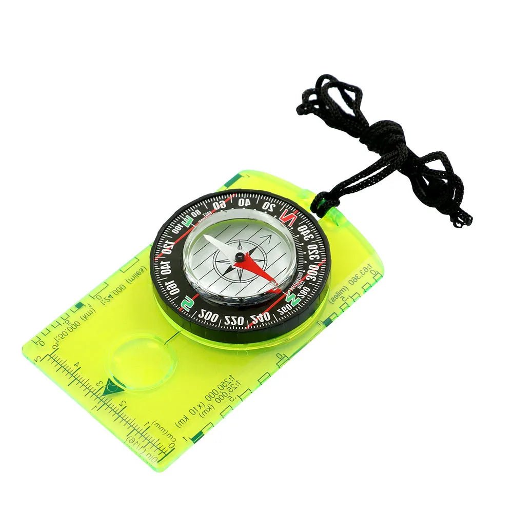 Waterproof Orienteering Compass Baseplate Map Reader for Hiking and Hunting