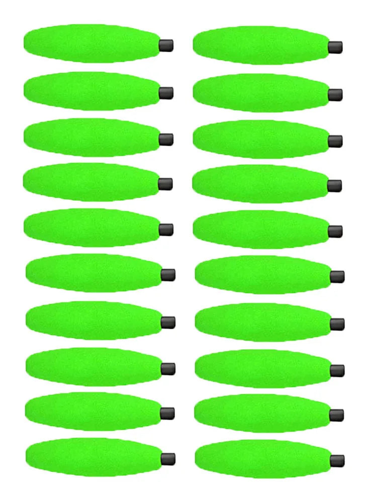 10PCS Fishing Peg Floats – High-Buoyancy Foam Cigar Slip Bobbers for Trout