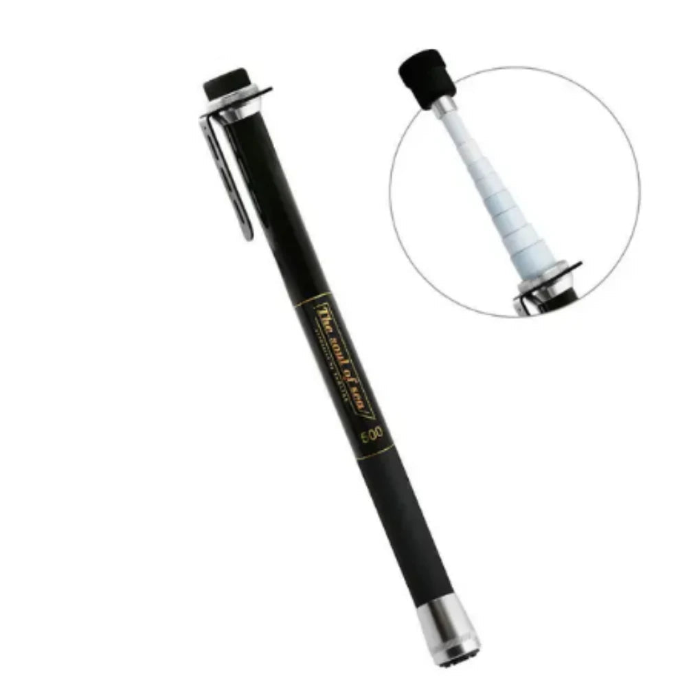 5M/6M Carbon Fibre Telescopic Fishing Pole – Lightweight Retractable Landing Net Handle