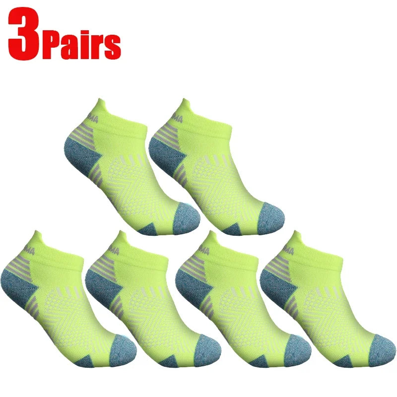 Sport Compression Ankle Socks – Fitness Running Marathon Deodorant Breathable