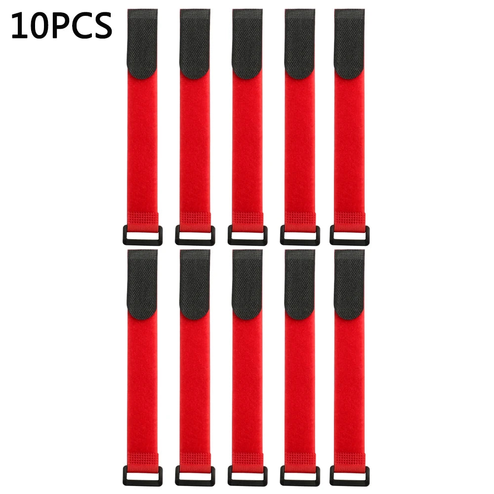 Adjustable Fishing Rod Tie – Reusable Hook & Loop Strap for Cable Management & Outdoor Use