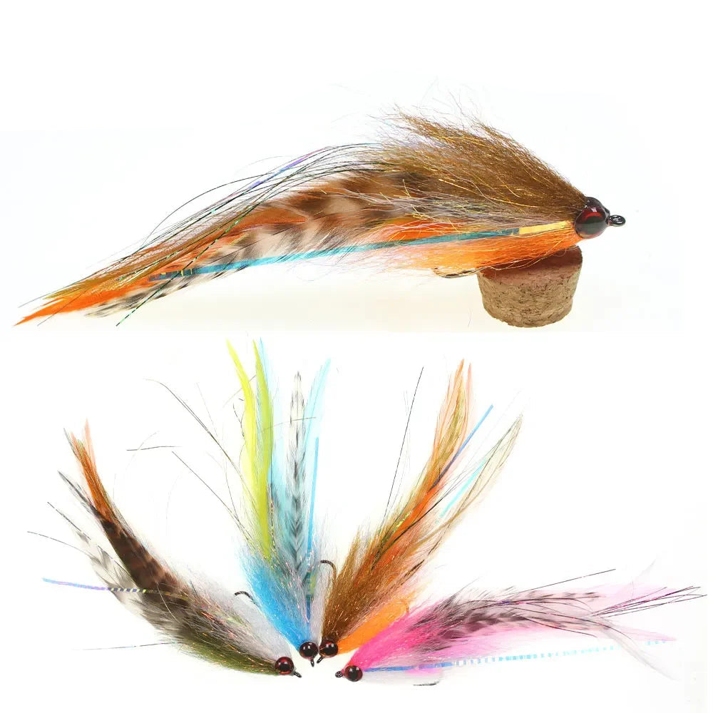 1.8G 15CM Big Streamer Baitfish Fly With 3D Fish Eyes for Trout