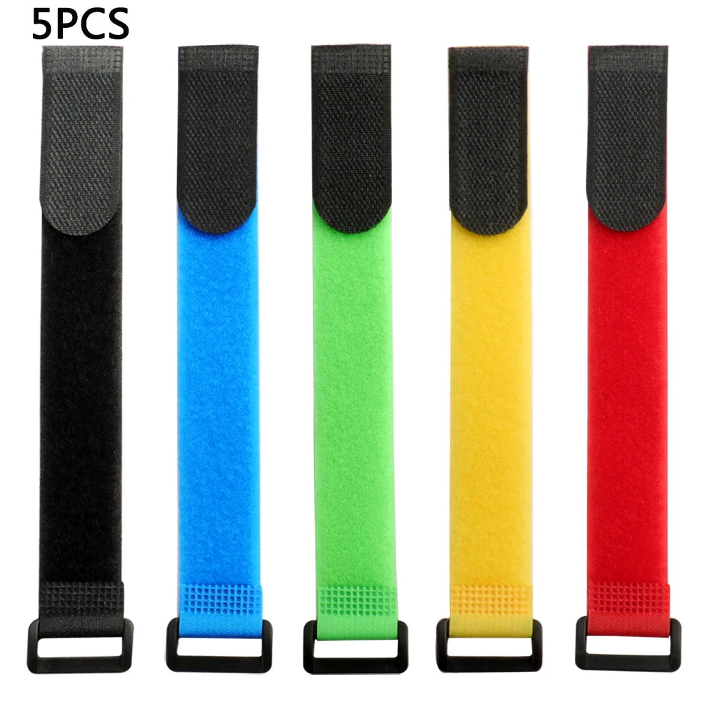 Adjustable Fishing Rod Tie – Reusable Hook & Loop Strap for Cable Management & Outdoor Use