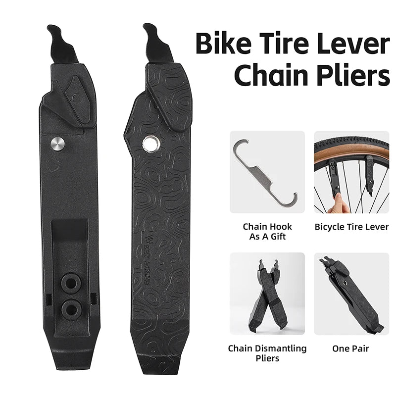 Tyre Lever and Chain Link Tool Combo for Road and MTB Use