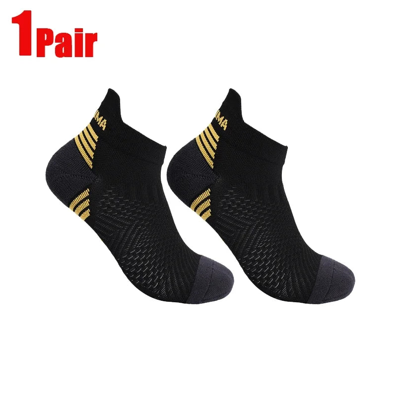 Sport Compression Ankle Socks – Fitness Running Marathon Deodorant Breathable