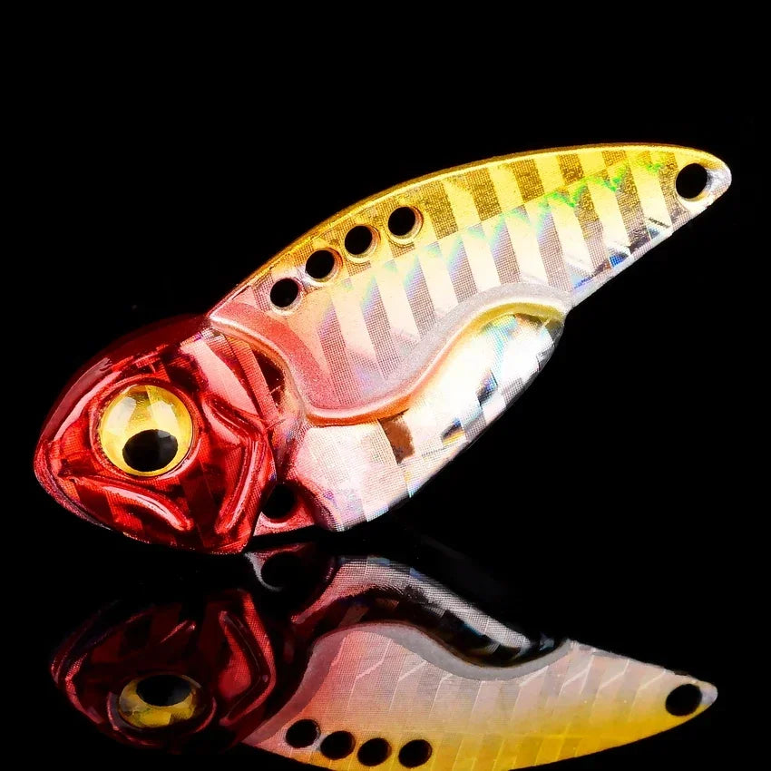 Metal Vib Fishing Lure – Sinking Vibration Spoon Spinner Bait