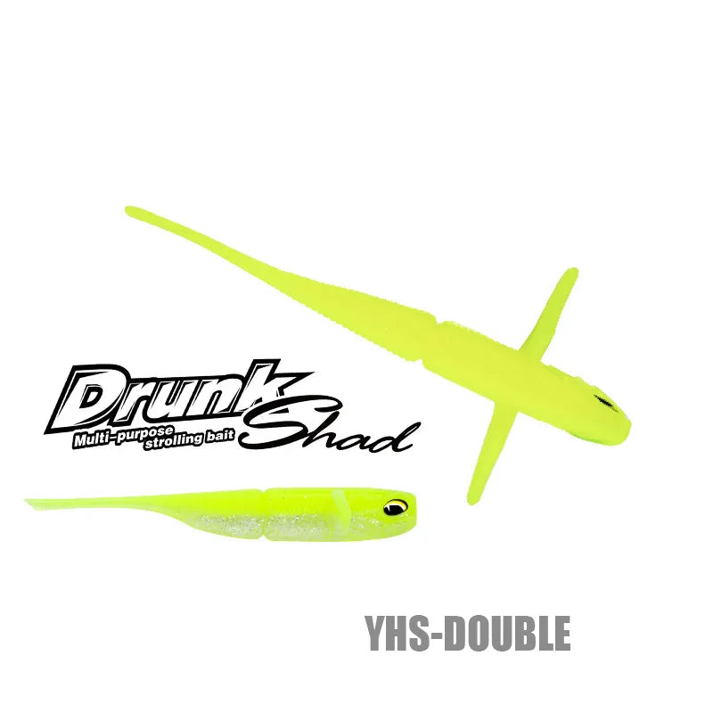 Drunk Shad Slow Sinking Soft Fishing Bait 7–9.5cm