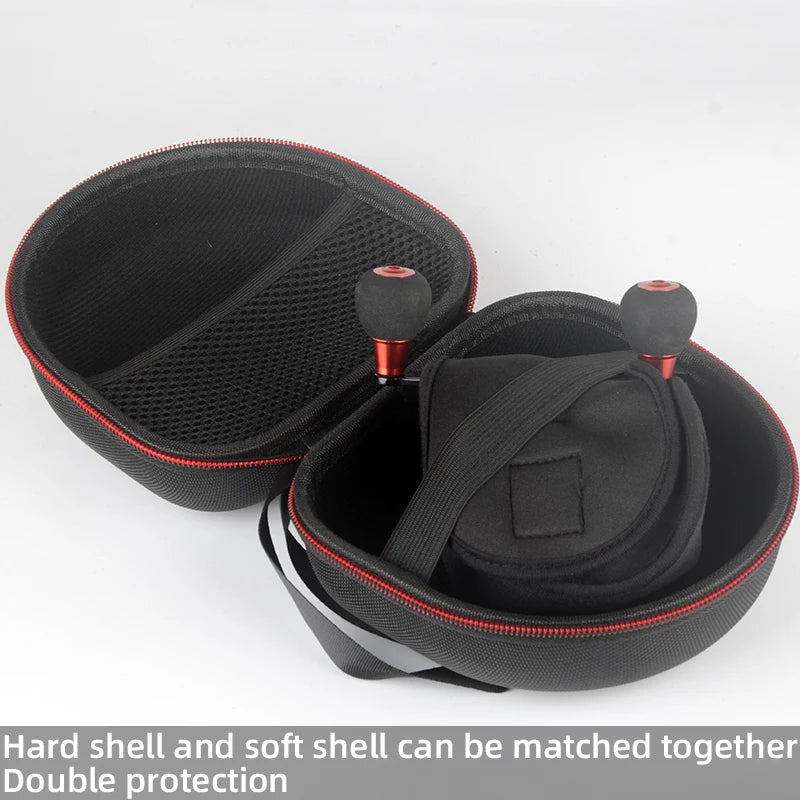 Portable Eva Fishing Reel Bag – Waterproof Protective Case For Spinning & Drum Reels