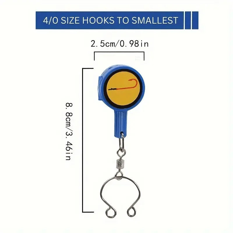 Fast Tie Fishing Knot Tying Tool – Protects Hands from Hooks, Convenient Knot Tying for Anglers