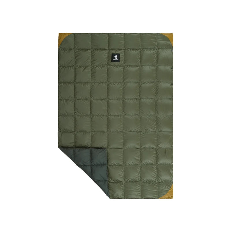 ONETIGRIS 2-Person Lightweight Duck Down Camping Blanket – Extra Large Outdoor Travel Quilt