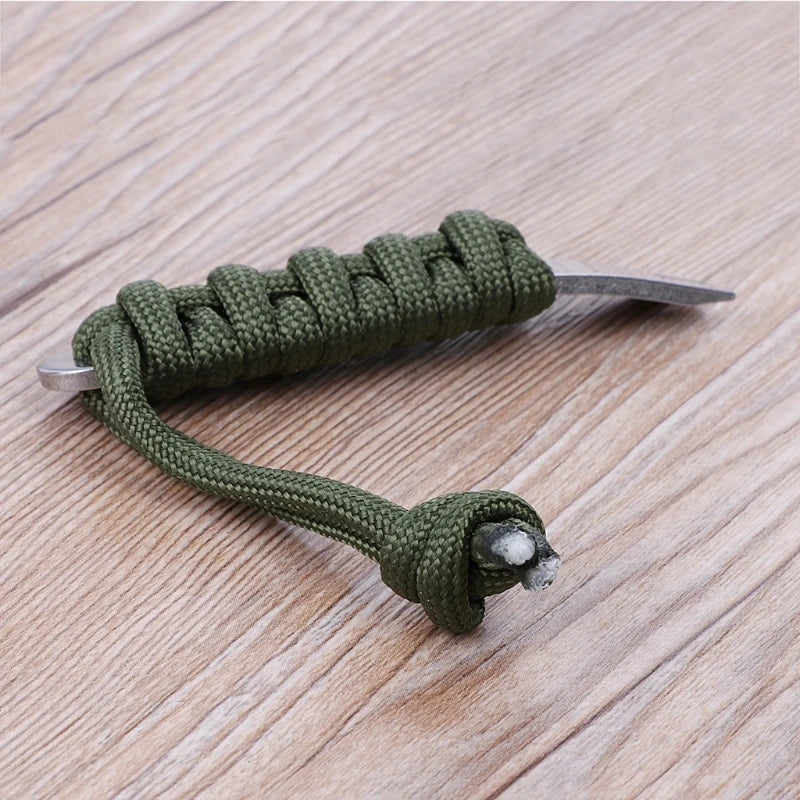 Mini Pocket Pry Bar with Paracord Grip and EDC Utility