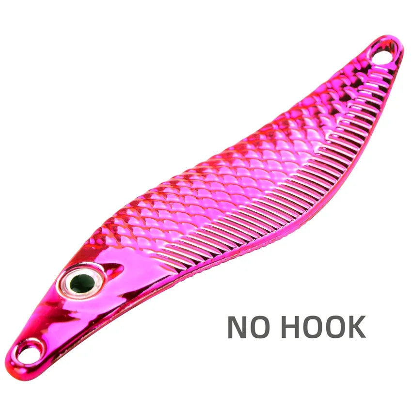 Metal VIB Leech Spinner Spoon Lure – Sinking Fishing Bait