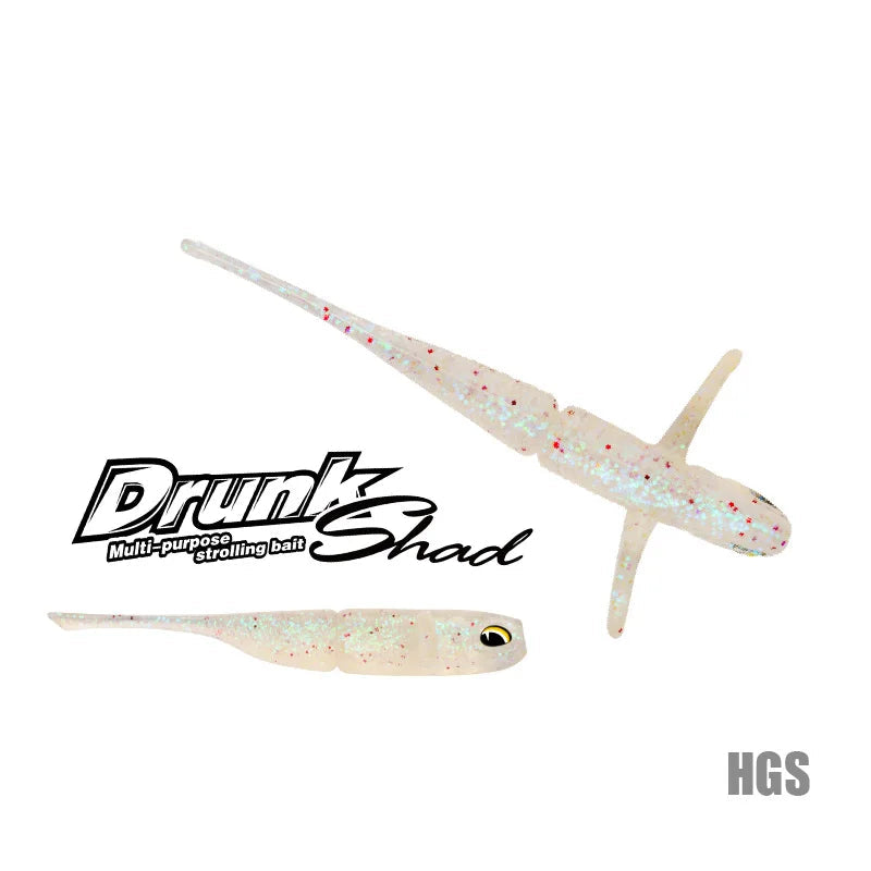 Drunk Shad Slow Sinking Soft Fishing Bait 7–9.5cm