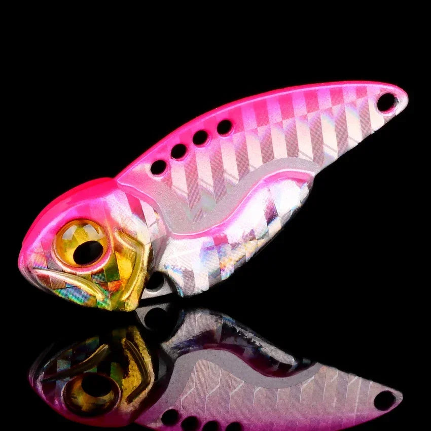 Metal Vib Fishing Lure – Sinking Vibration Spoon Spinner Bait