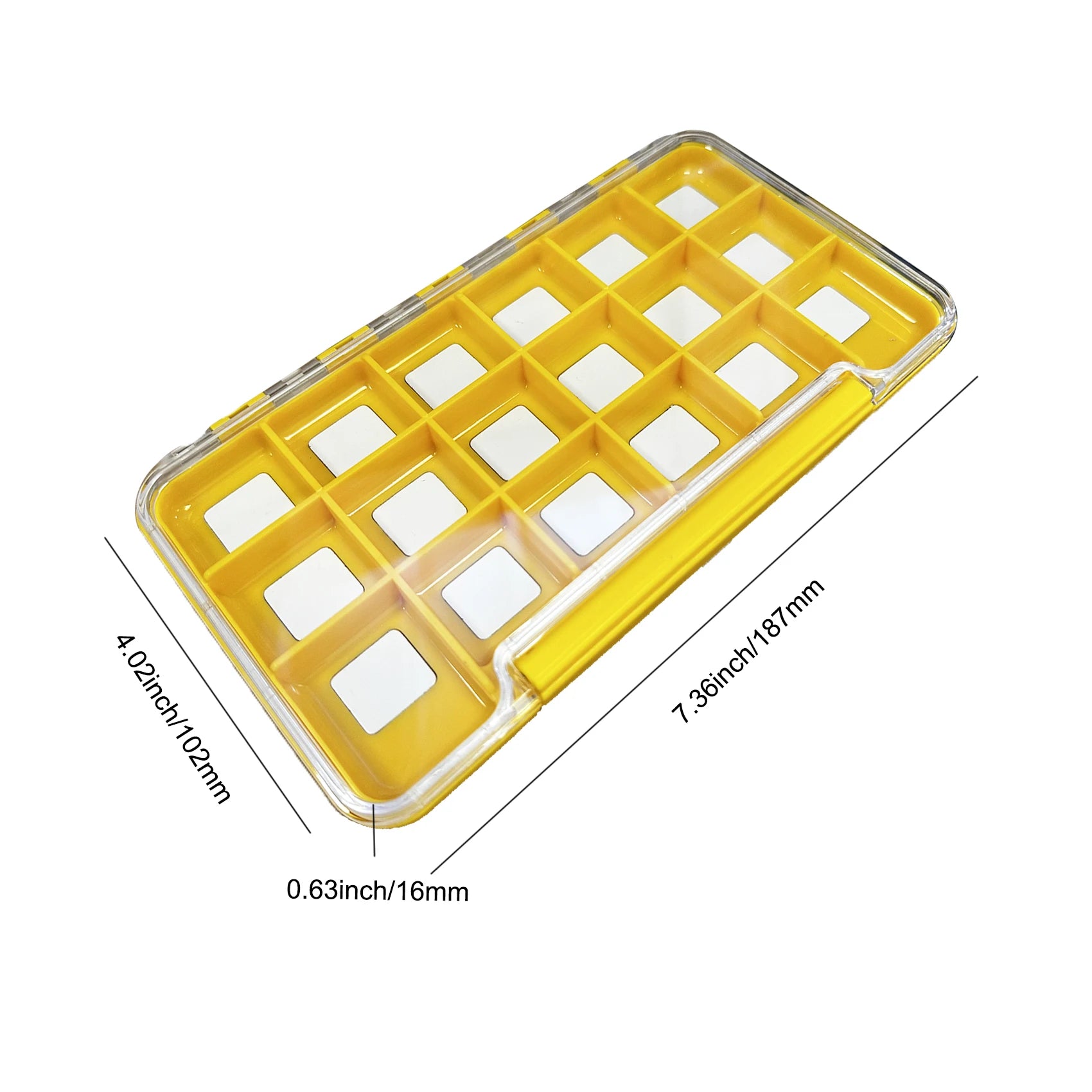 AVENTIK Waterproof Fly Box Foam Tackle Storage – Secure & Lightweight Fishing Accessory