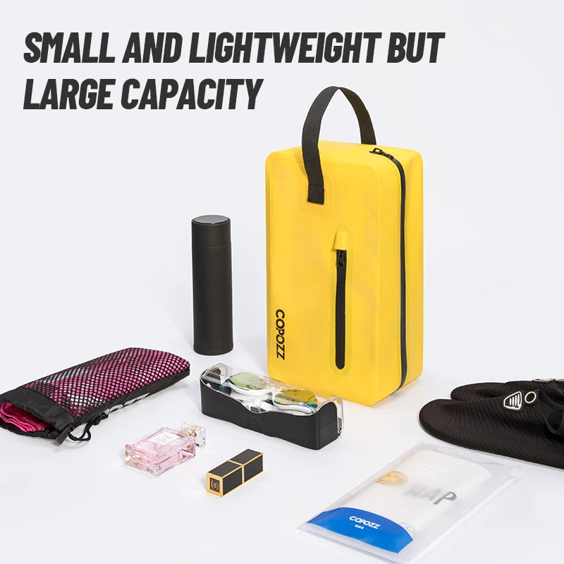 COPOZZ Gym Bag for Men – Waterproof Travel Sports Bag with Dry Wet Separation, 6.6L
