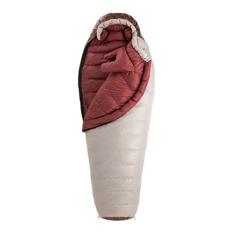 NATUREHIKE Snowbird Ultralight Duck Down Mummy Waterproof Sleeping Bag for Winter Camping
