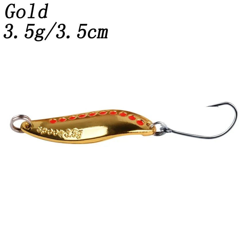 2.5G-30G Metal Vib Leech Spinner Spoons – Lures for Large Predator Fish