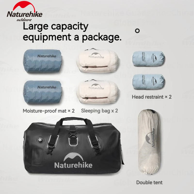 Heavy Duty IPX6 Roll Top Waterproof Bag 40–90L