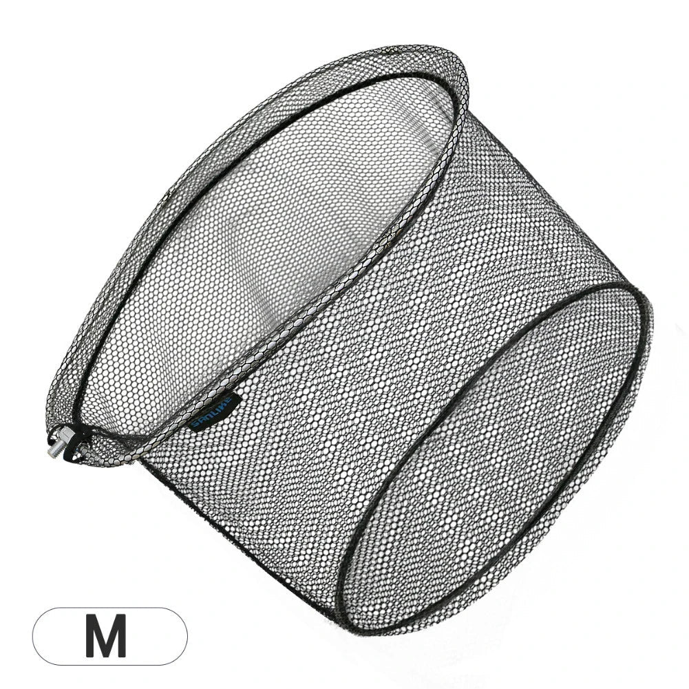 Fishing net with mesh design on a white background, featuring the brand 'SANLIKE'.