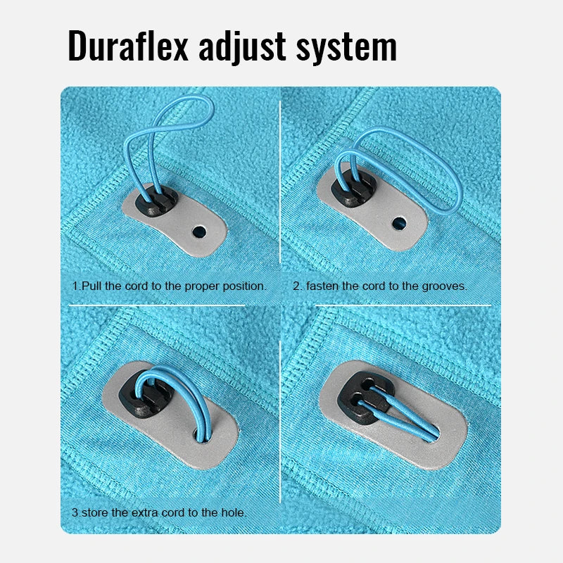 Adjustable buckle fastening system on dog coat