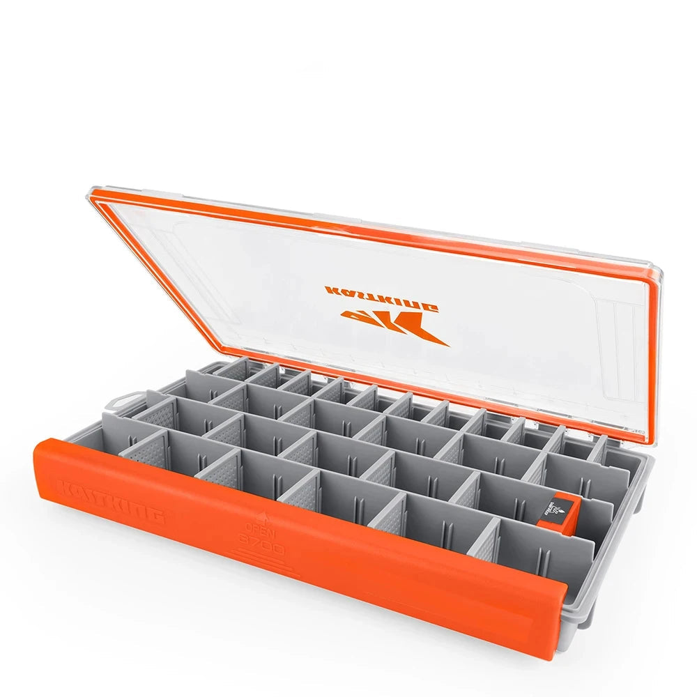 Adjustable divider waterproof tackle box interior