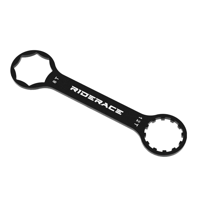 Single bicycle suspension fork cap wrench tool