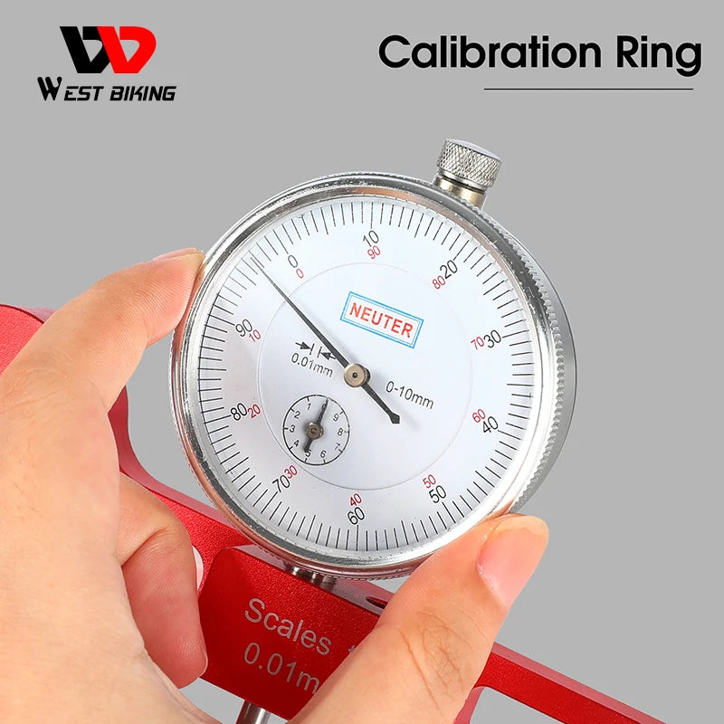 Spoke tension meter dial gauge for accurate tension readings