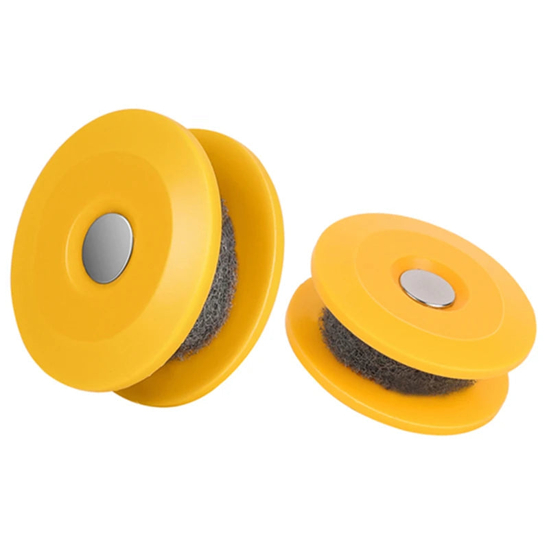 Bike chain lubricator roller tool showing two-piece roller design