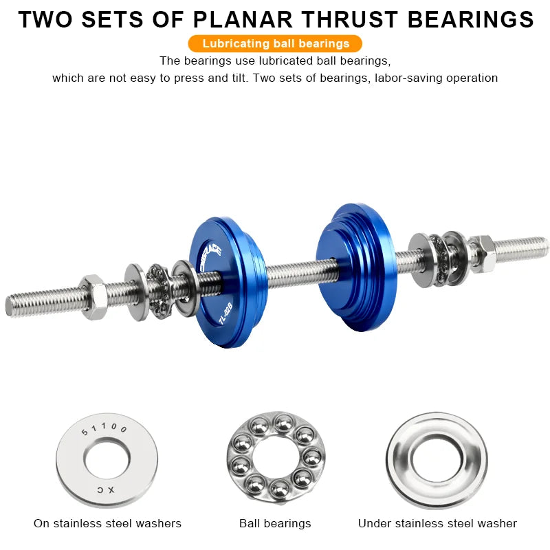 Press tool bearings spacers and washers for bike installation