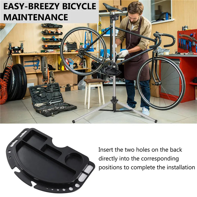 Bike repair stand used for home bike maintenance