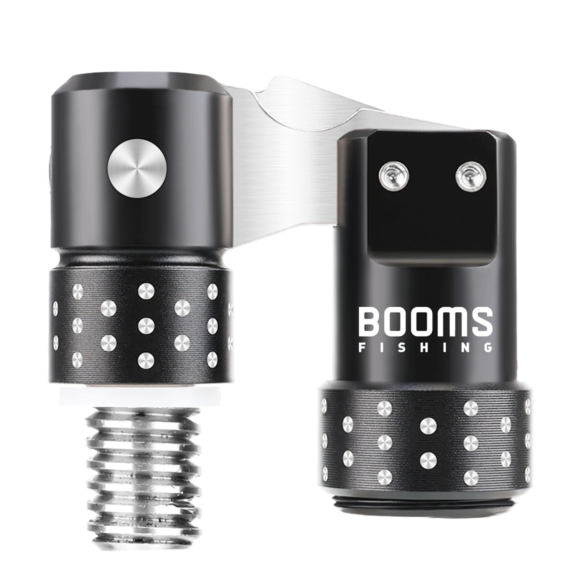 BOOMS Fishing TM1 folding landing net rod connector in black finish