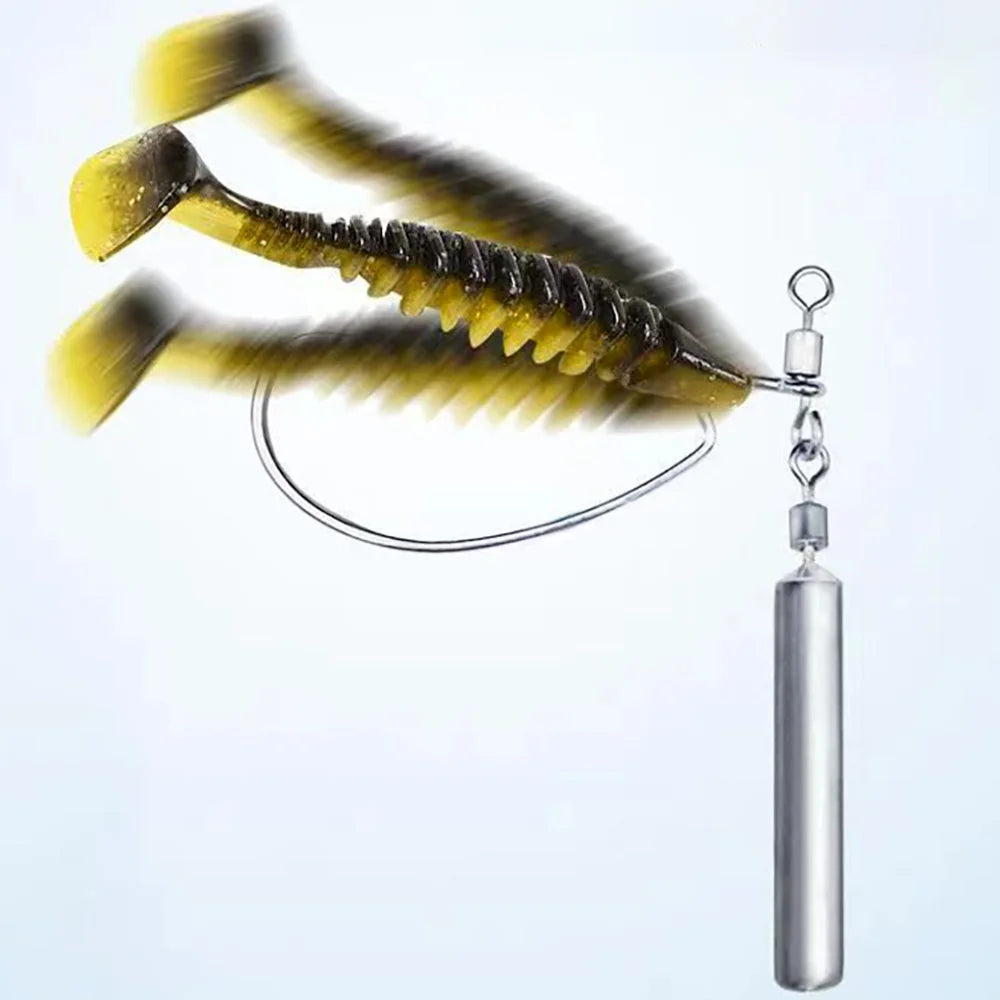 Bullet sinker providing bottom control in sea fishing