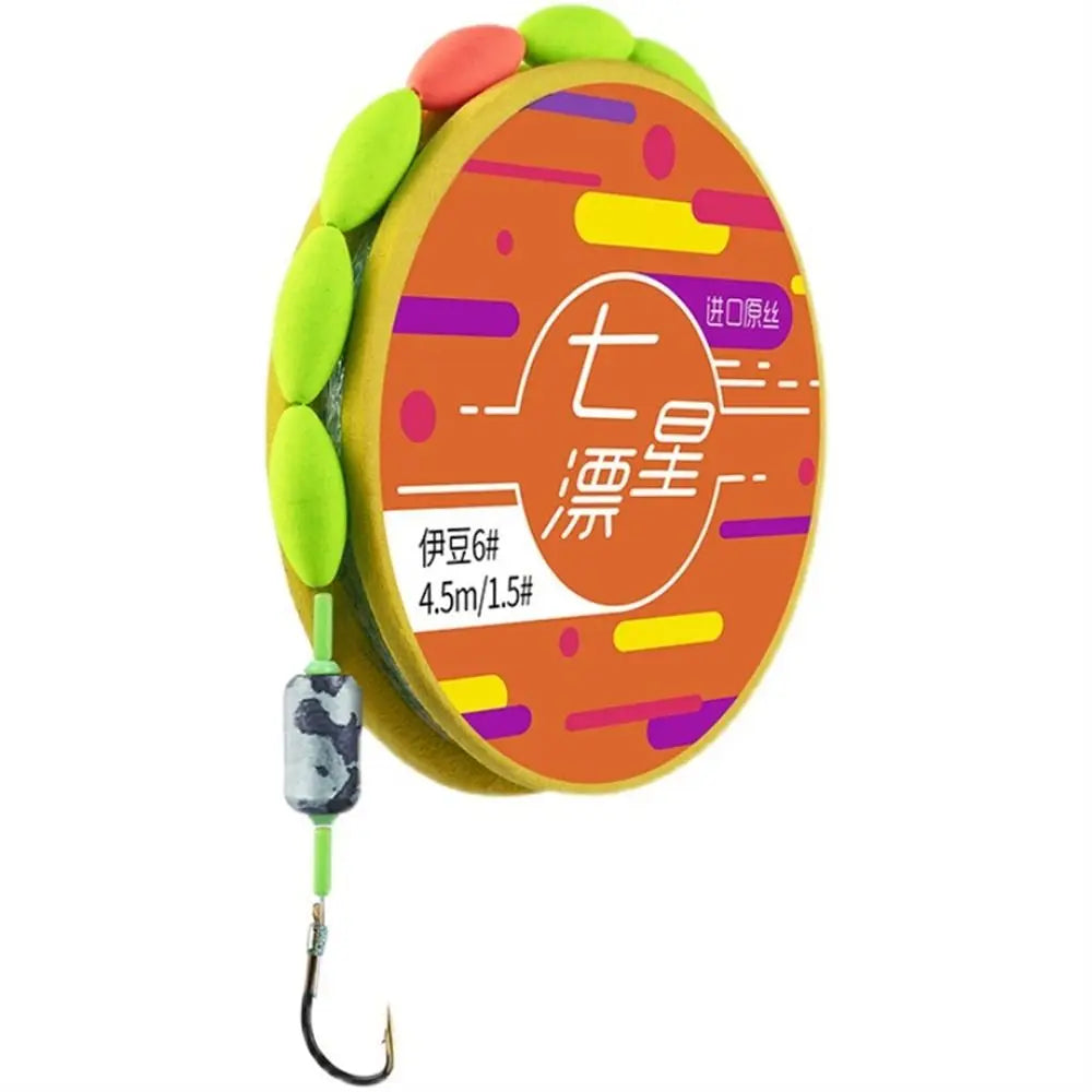 Carbon steel baitholder hook pre-tied with line and float stopper for float fishing rigs