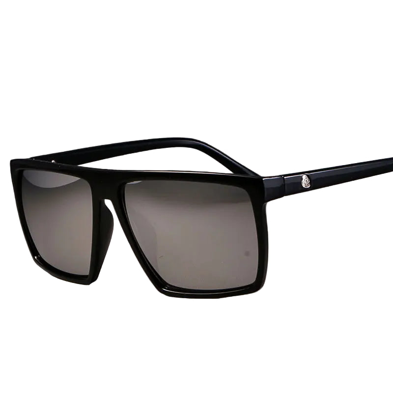 CCSPACE Kulou photochromic gradient sunglasses with UV400 lenses and bold black steampunk frame for outdoor wear