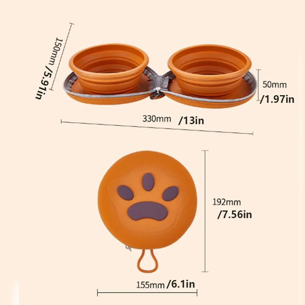  Collapsible pet bowl size dimensions and measurements guide