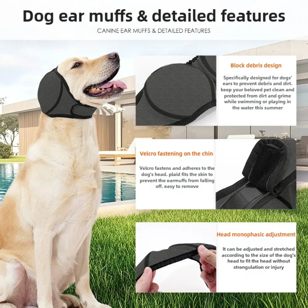 Grey dog ear cover detailed feature view