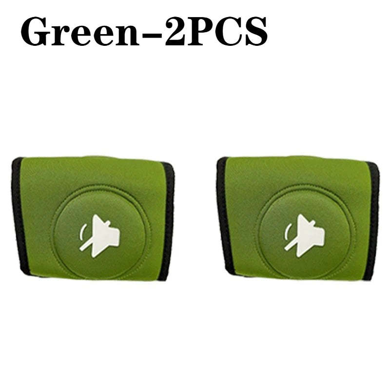 Green dog hearing protection hood two pack