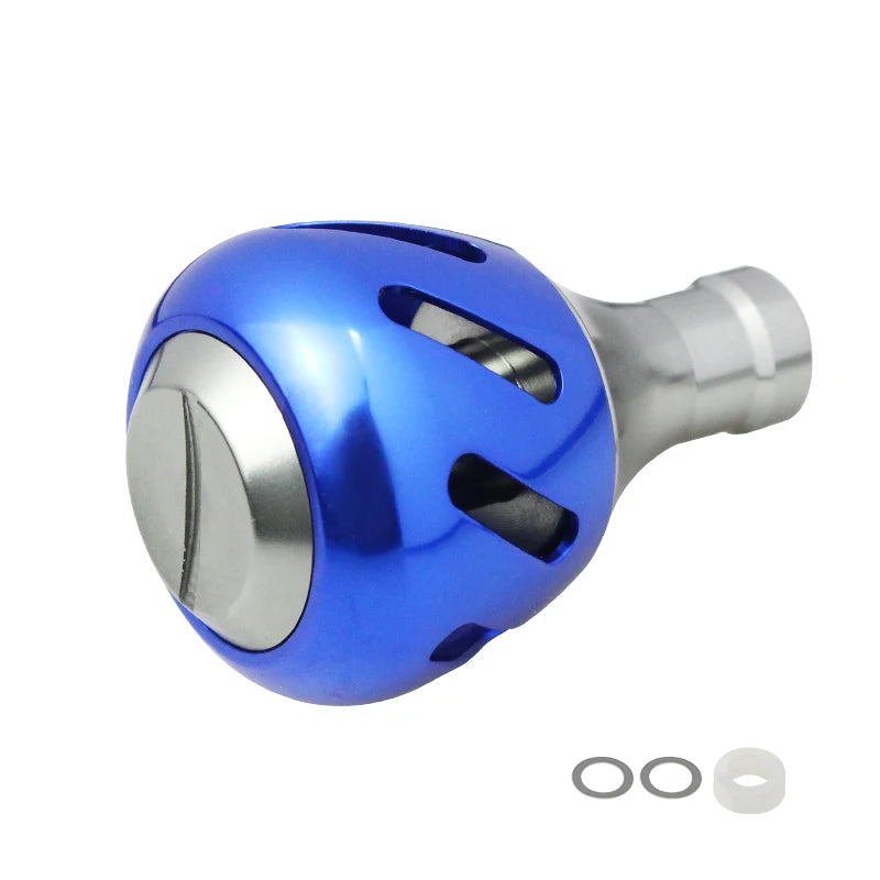 EKFAN blue aluminium alloy handle knob with smooth anodised finish and anti-corrosion properties