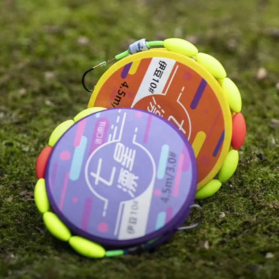 Multi-pack pre-tied baitholder hooks with line and float stoppers for freshwater fishing