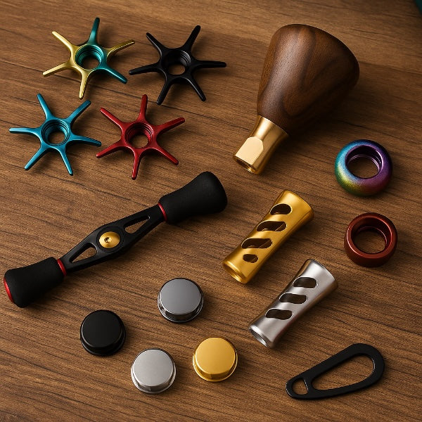 Range of fishing reel accessories for DIY reel repairs
