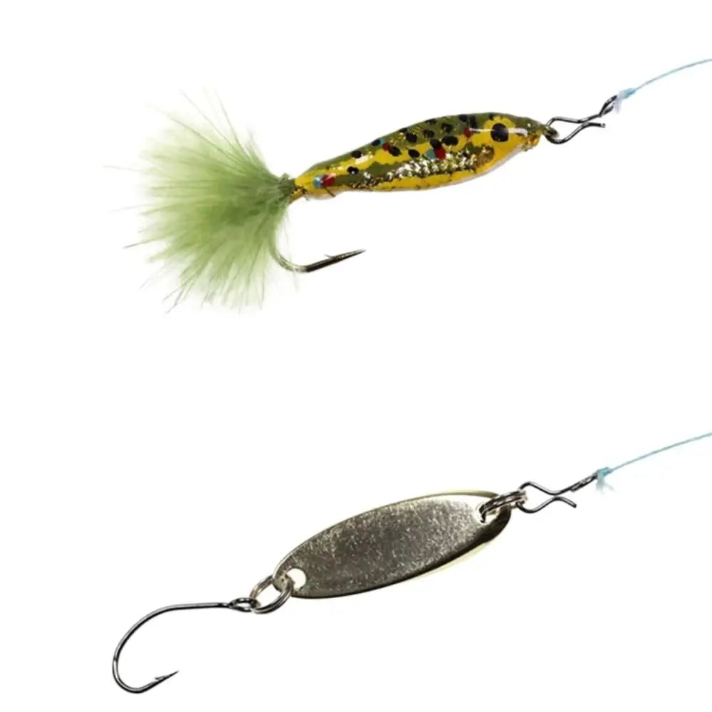 Fishing lure attached with quick connect snap showing smooth lure movement