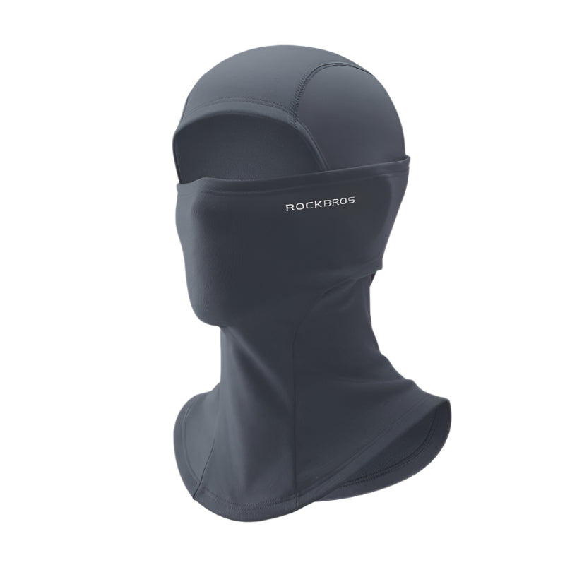 Thermal balaclava fleece lining and mesh detail