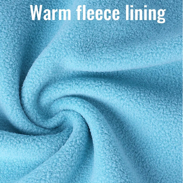Close up of soft fleece lining fabric texture
