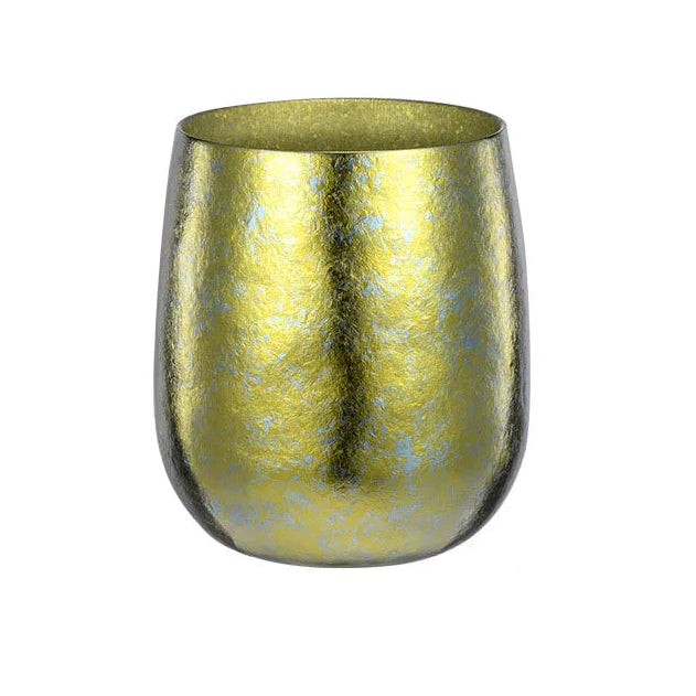Gold titanium cup upright product display
