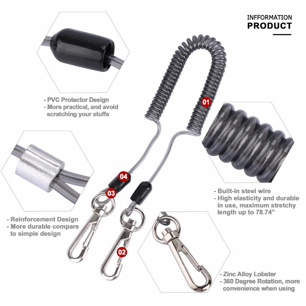 Magnetic lanyard and attachment components for GOTURE fly fishing net